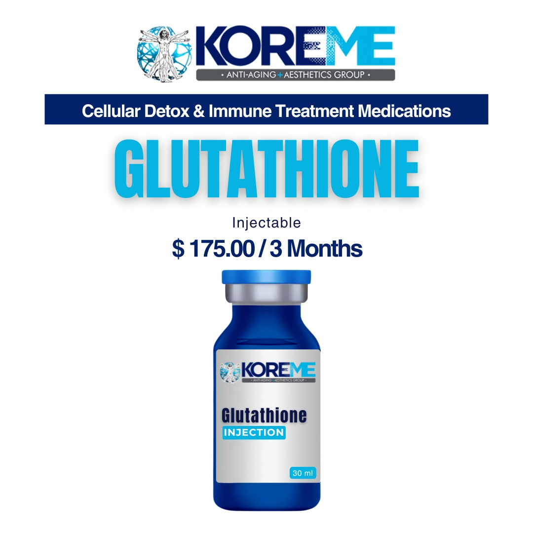 Glutathione Injection – Cellular Detox & Immune Boost (3 month supply)